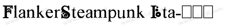 FlankerSteampunk Ita字体转换